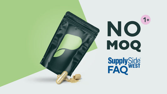 No MOQ SupplySideWest FAQ Stand-up Pouch
