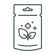 Icon safe and hygienic