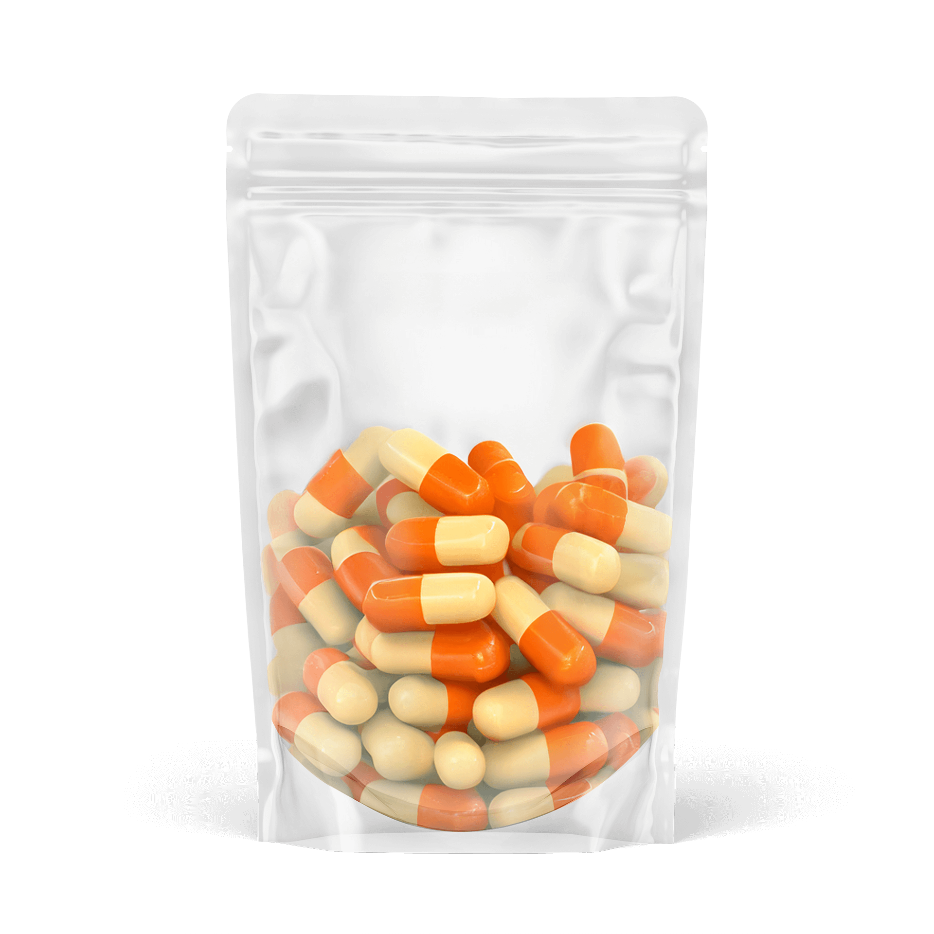 Filled Pouch capsules