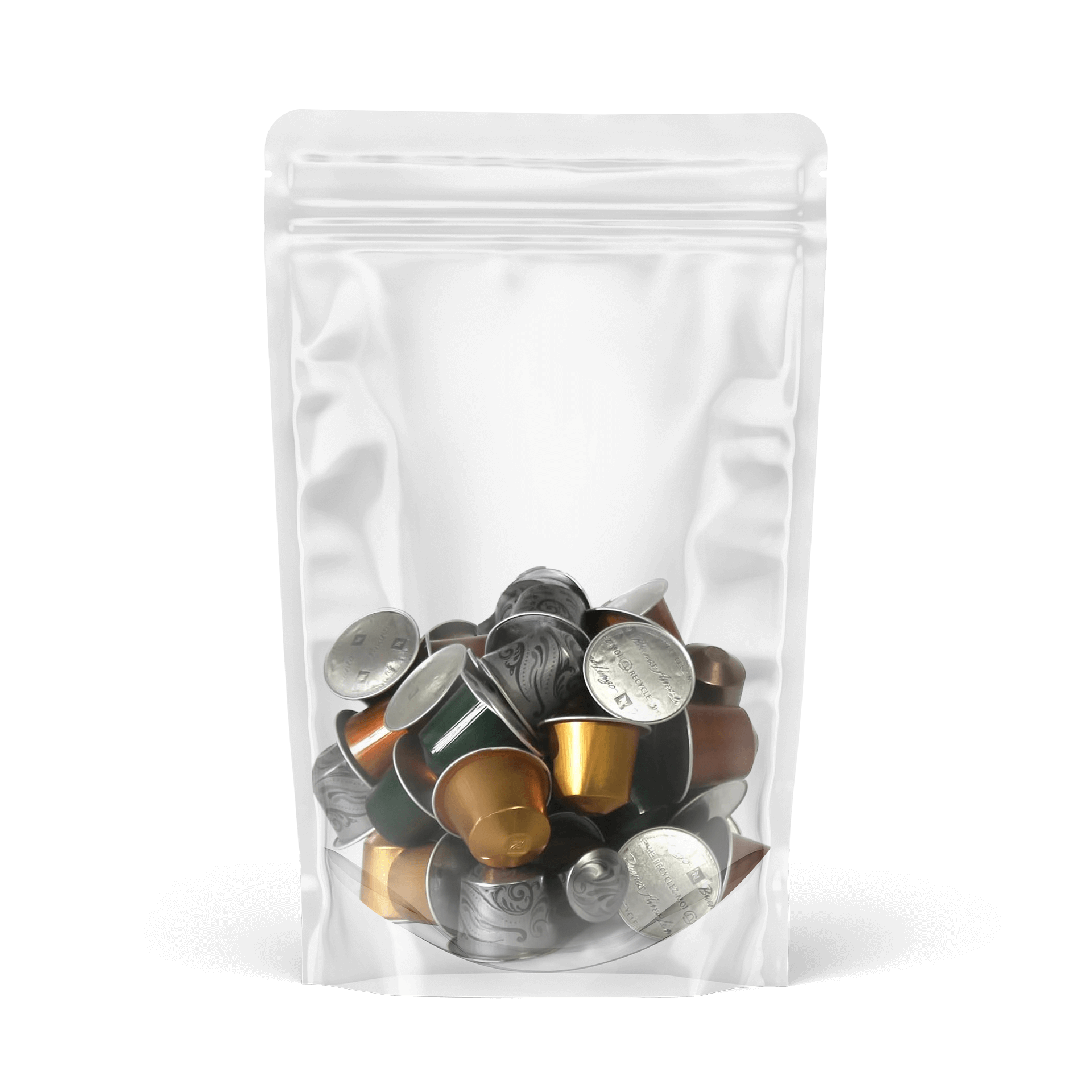 Filled Pouch coffee capsules