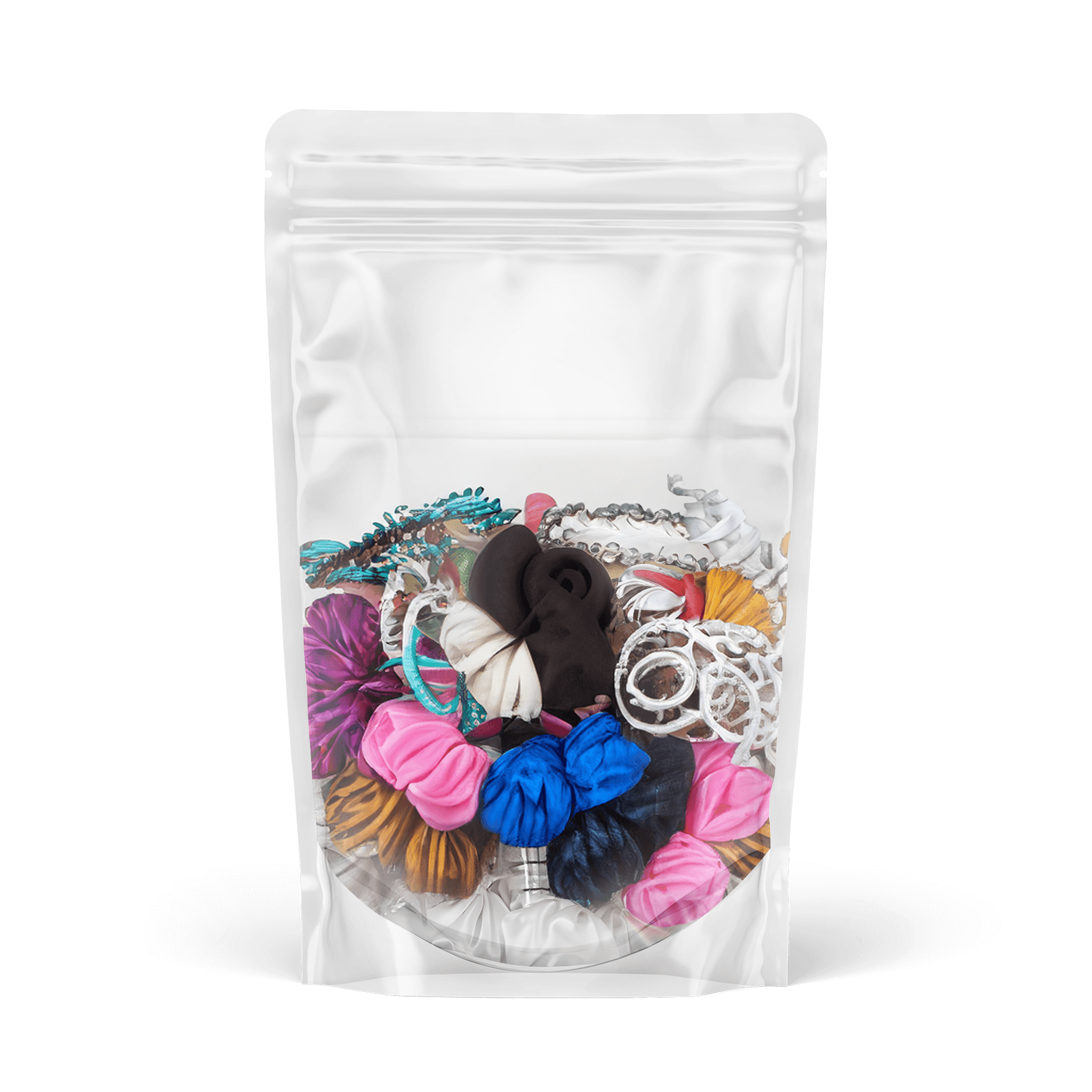 Filled Pouch hair accessories