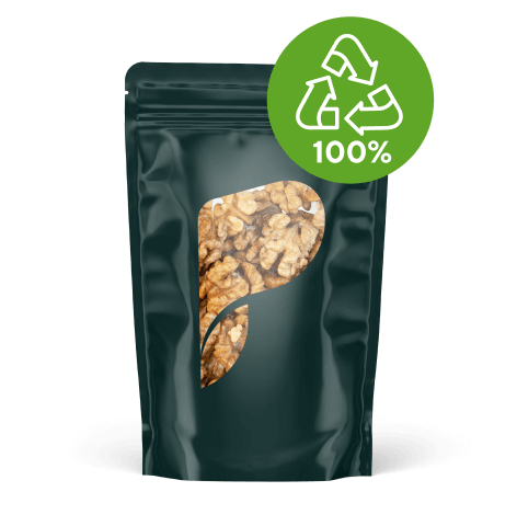 Pouch PP film transparent fully recycable