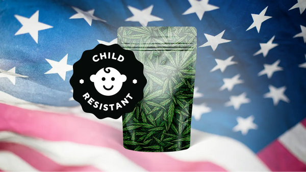 Cannabis, Child-Resistant-Zipper, US Packaging